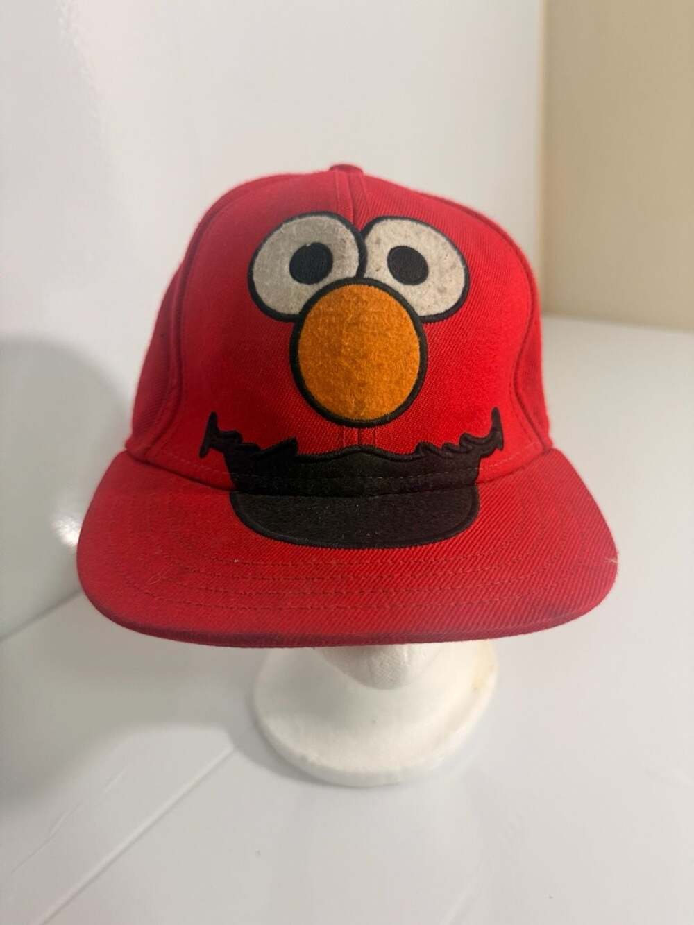 Sesame Street Elmo Red Character Face Baseball Hat Cap